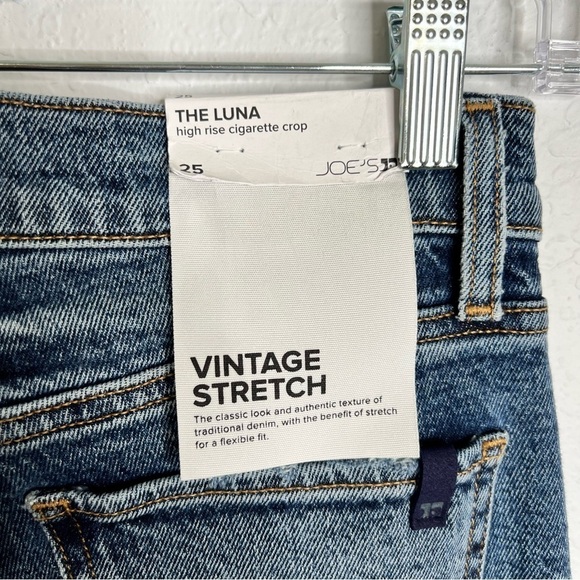 Joe’s Jeans Women Size 25 The Luna High Rise Cigarette Crop Distressed B - Picture 4 of 10